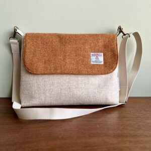 The 'Breagha' - Large Harris Tweed Messenger Bag