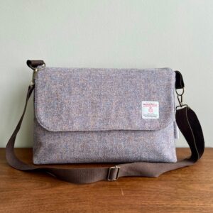 The 'Breagha' - Large Harris Tweed Messenger Bag