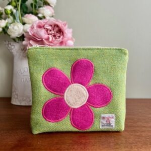 Harris Tweed Zipped Make-up Bag / Pouch