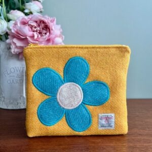 Harris Tweed Zipped Make-up Bag / Pouch