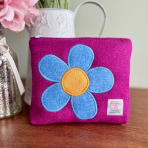 Harris Tweed Zipped Make-up Bag / Pouch