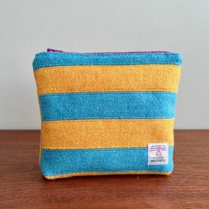 Harris Tweed Zipped Make-up Bag / Pouch