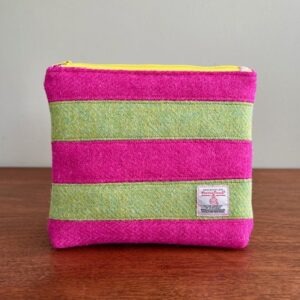 Harris Tweed Zipped Make-up Bag / Pouch