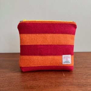 Harris Tweed Zipped Make-up Bag / Pouch