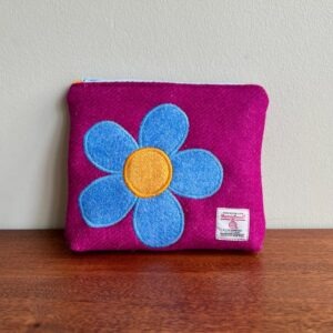Harris Tweed Zipped Make-up Bag / Pouch