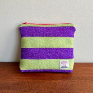 Harris Tweed Zipped Make-up Bag / Pouch